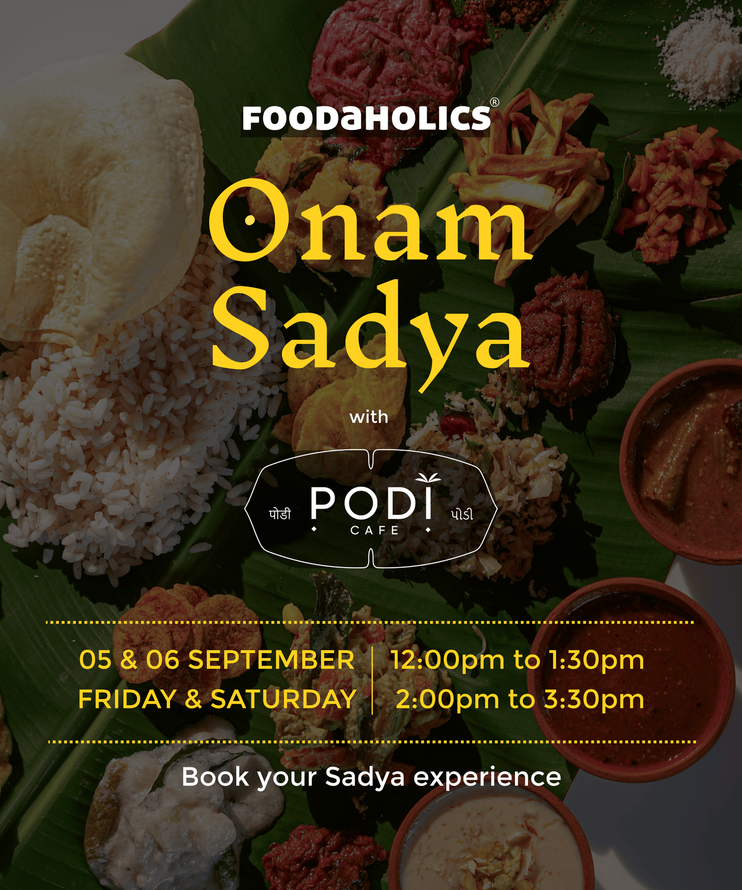 Foodaholics Onam Sadya